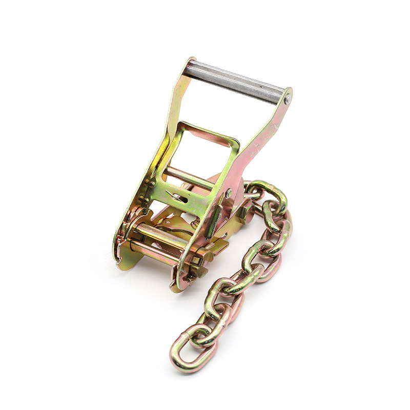သံကြိုးပါသော 2 လက်မ Ratchet Buckle