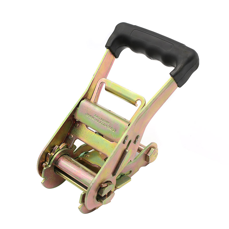 2 လက်မ ရော်ဘာဖြင့် အုပ်ထားသော Ratchet Buckle