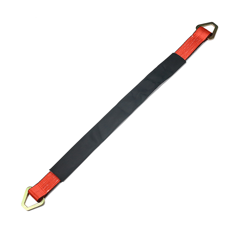 D-Ring အနီရောင်ဖြင့် 36INCH x 2INCH Car Axle Straps