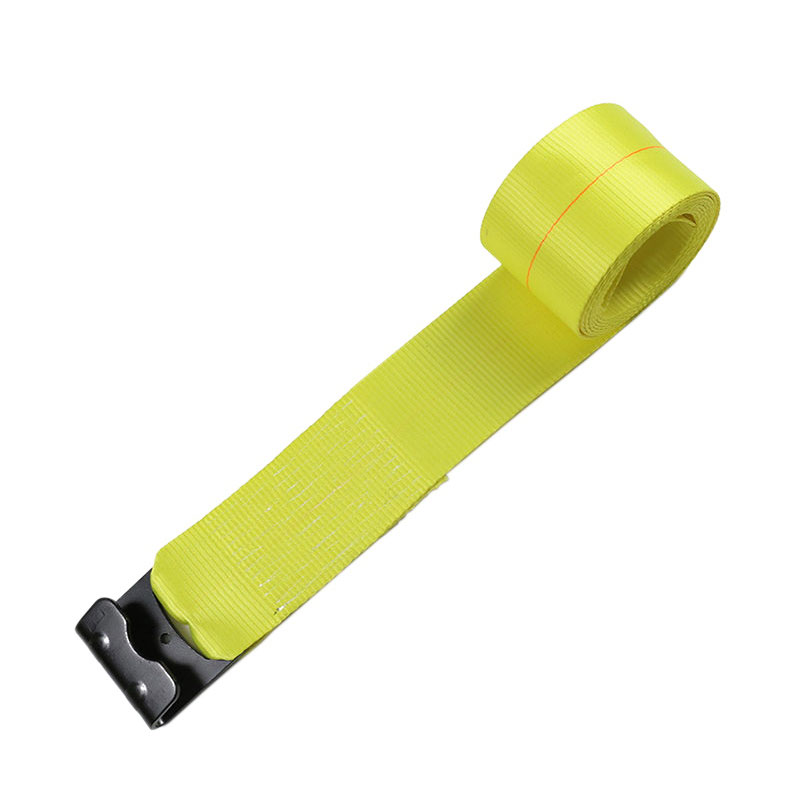 Flat Hook ပါသော 4INCH Winch Strap